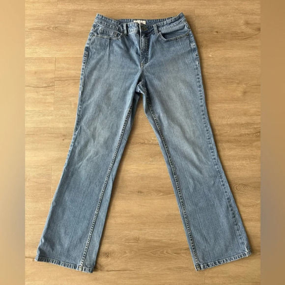Coldwater Creek Bootcut Medium Wash Jeans Cotton SZ 12 - Picture 1 of 7